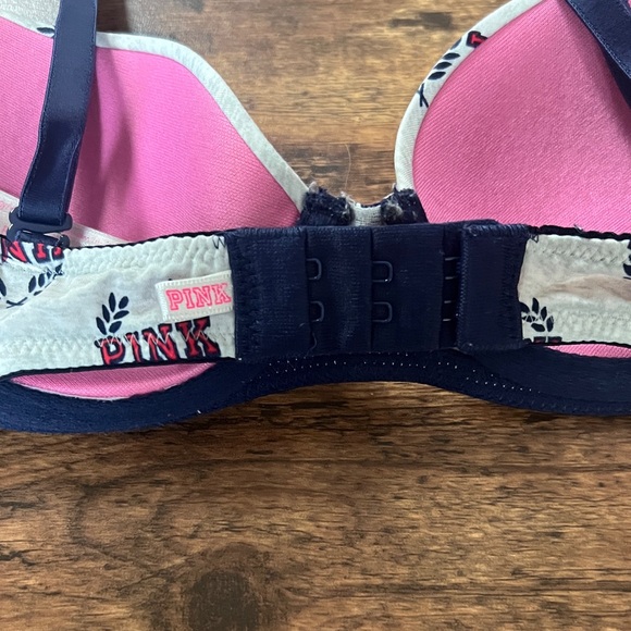 PINK Victoria's Secret Heather Gray and Navy Bra 32A - Picture 5 of 8